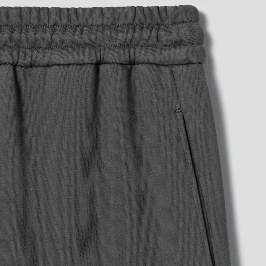 KUHO Cotton Blend Hood Set-Up Pants - Ash