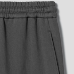 KUHO Cotton Blend Hood Set-Up Pants - Ash