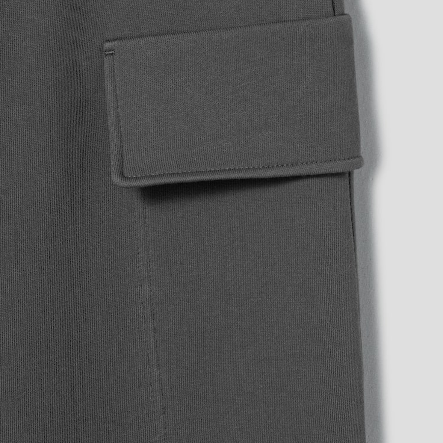 KUHO Cotton Blend Hood Set-Up Pants - Ash