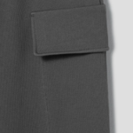 KUHO Cotton Blend Hood Set-Up Pants - Ash