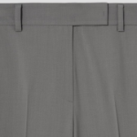 KUHO [Edit] Wool Blend Straight Fit Pants - Grey
