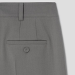 KUHO [Edit] Wool Blend Straight Fit Pants - Grey