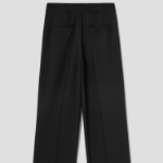 KUHO [Edit] Wool Blend Straight Fit Pants - Black