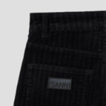 GANNI Stretch Corduroy Magny - Black