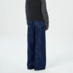 GANNI Crinkled Future Denim Marri - Blue