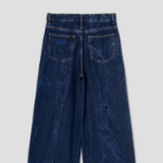 GANNI Crinkled Future Denim Marri - Blue