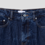 GANNI Crinkled Future Denim Marri - Blue