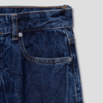 GANNI Crinkled Future Denim Marri - Blue