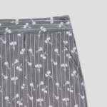 GANNI Acetate Jacquard Cargo Pants - Grey