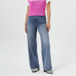 GANNI Rigid Denim Izey - Mid Blue Vintage