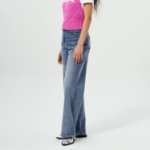 GANNI Rigid Denim Izey - Mid Blue Vintage