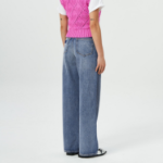 GANNI Rigid Denim Izey - Mid Blue Vintage