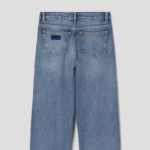 GANNI Rigid Denim Izey - Mid Blue Vintage