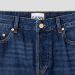 GANNI Rigid Denim Izey - Navy