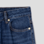 GANNI Rigid Denim Izey - Navy