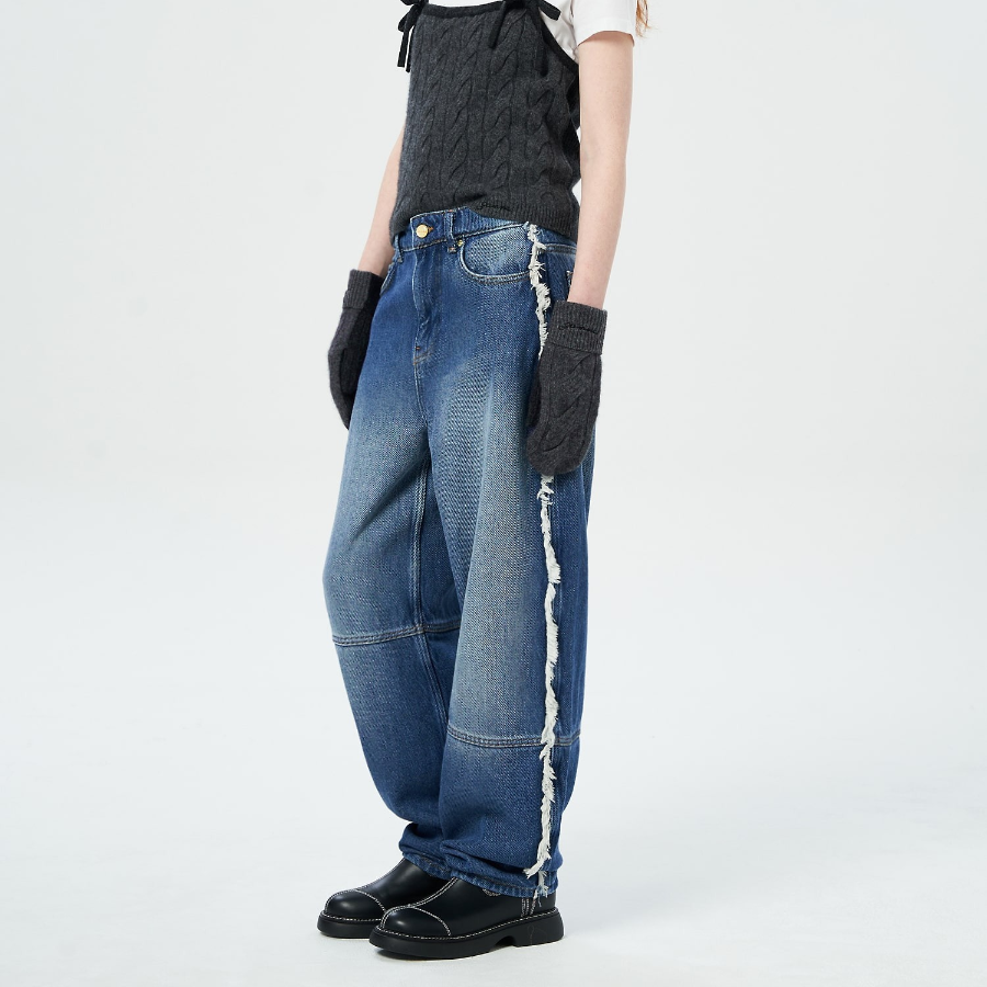 GANNI Heavy Denim Stary - Bluе