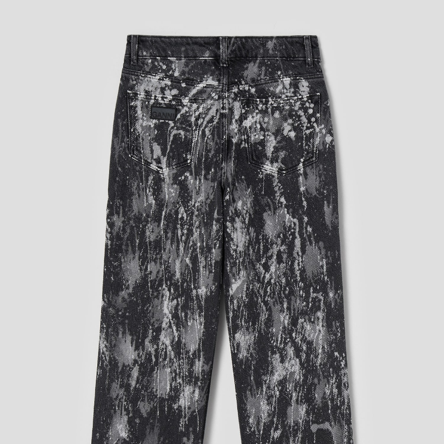 GANNI Heavy Denim Izey - Black