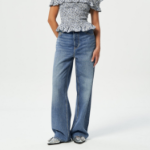 GANNI Rigid Denim Izey - Mid Blue Vintage