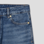 GANNI Rigid Denim Izey - Mid Blue Vintage