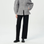 GANNI Stretch Denim Andi - Washed Black/Black