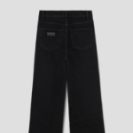 GANNI Stretch Denim Andi - Washed Black/Black