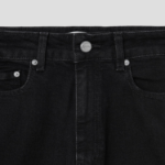 GANNI Stretch Denim Andi - Washed Black/Black
