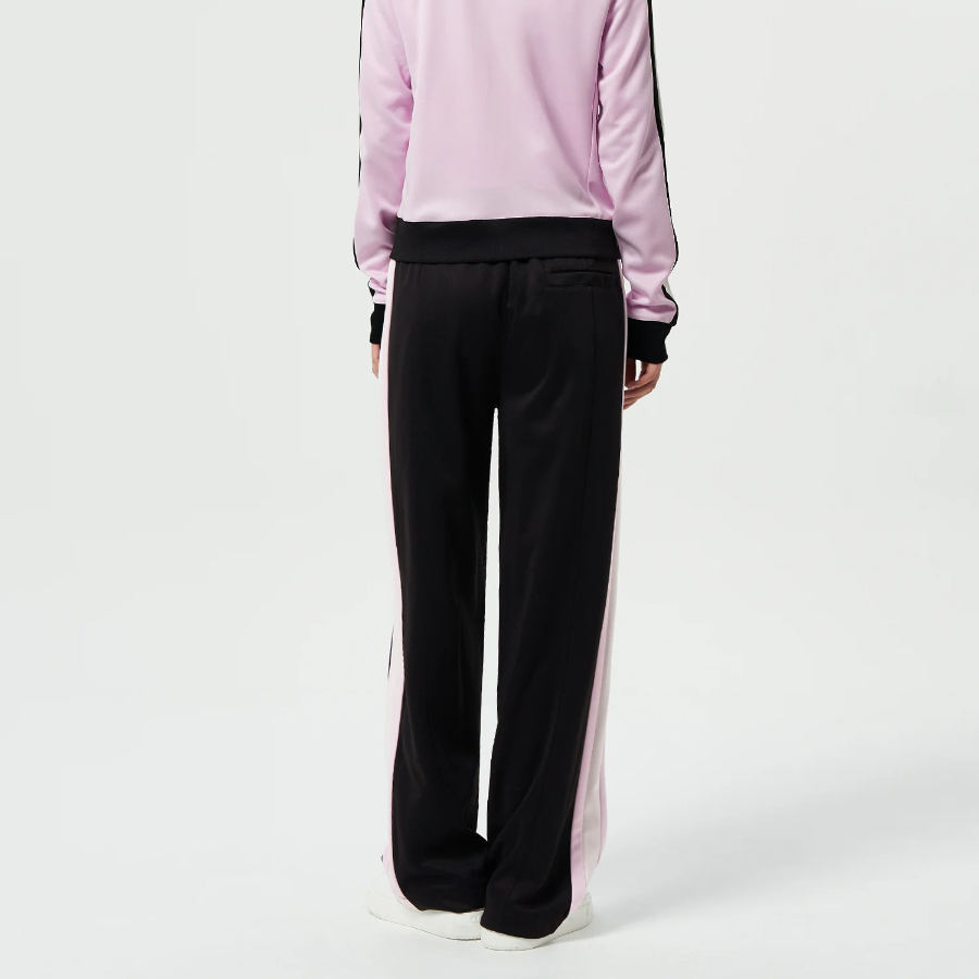 GANNI Sporty Jersey Straight Leg Pants - Black