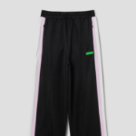 GANNI Sporty Jersey Straight Leg Pants - Black