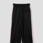 GANNI Sporty Jersey Straight Leg Pants - Black