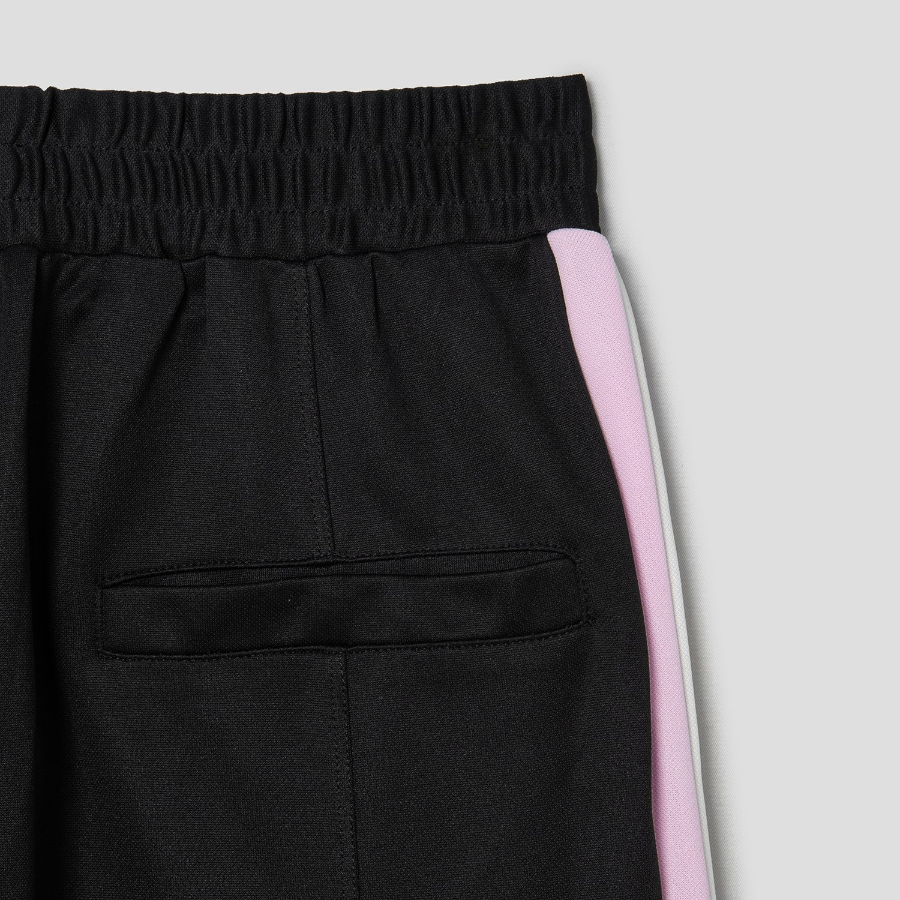 GANNI Sporty Jersey Straight Leg Pants - Black