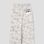 GANNI Print Denim Angi - Tofu