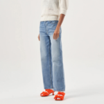 GANNI Rigid Denim Izey - Sky Blue