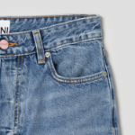 GANNI Rigid Denim Izey - Sky Blue