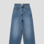 GANNI Stretch Denim Andi - Mid Blue Vintage