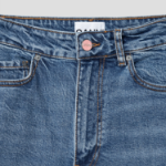 GANNI Stretch Denim Andi - Mid Blue Vintage