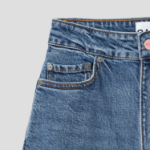 GANNI Stretch Denim Andi - Mid Blue Vintage