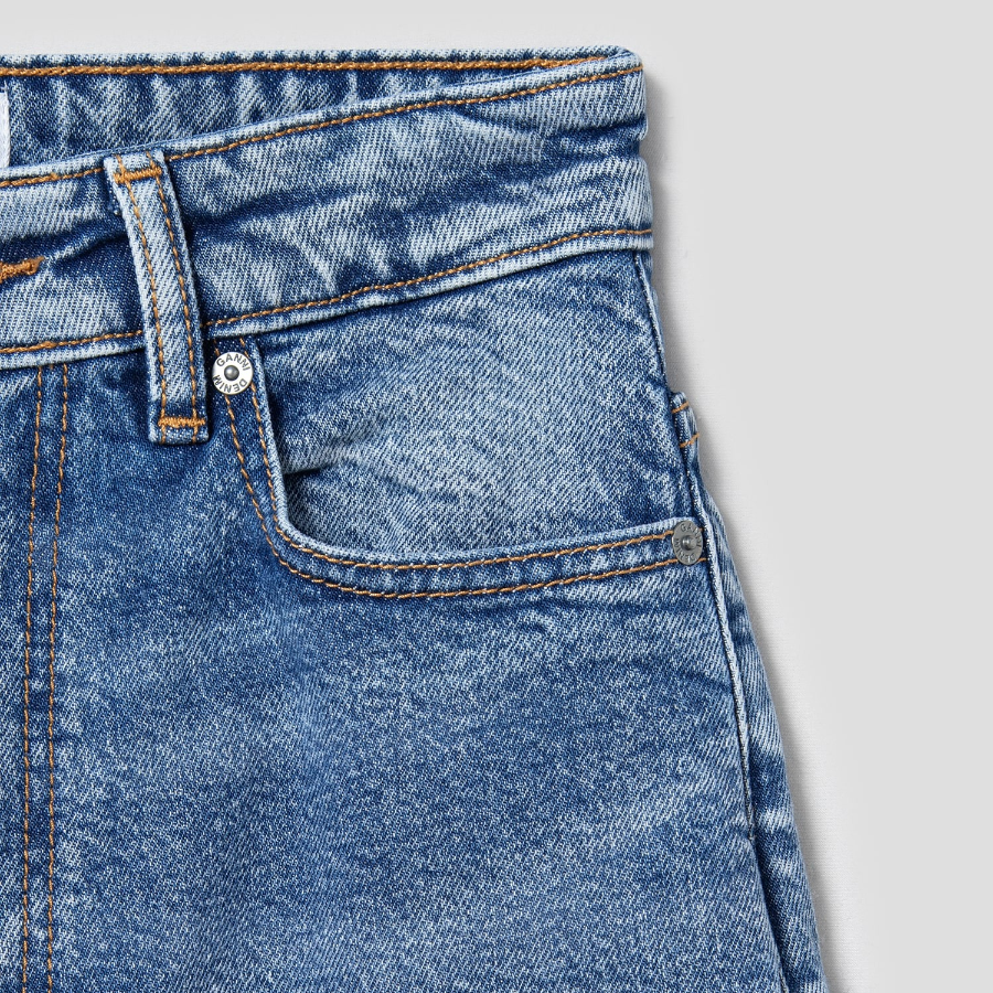 GANNI Stretch Denim Andi - Blue