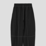 GANNI Elasticated Curve Pants - Black