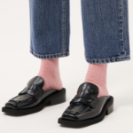 GANNI Rigid Denim Misy Cropped - Mid Blue Vintage