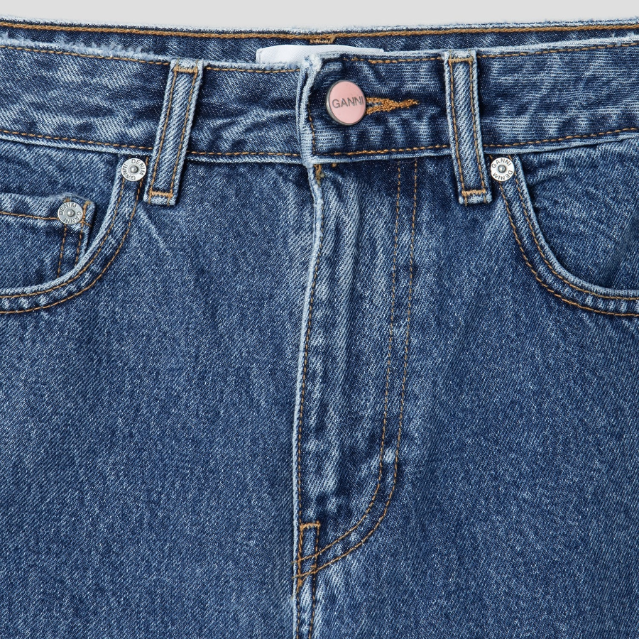 GANNI Swigy - Mid Blue Stone