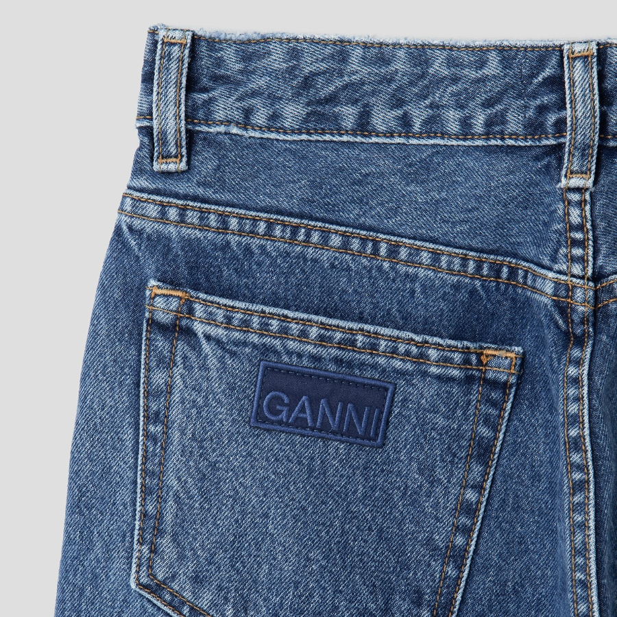 GANNI Swigy - Mid Blue Stone