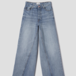 GANNI Rigid Denim Jozey - Light Blue Vintage