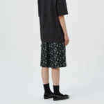 GANNI Floral Jacquard Shorts – Black