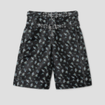 GANNI Floral Jacquard Shorts – Black