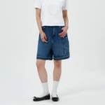 GANNI Light Denim Shorts – Blue