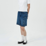 GANNI Light Denim Shorts – Blue