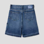 GANNI Light Denim Shorts – Blue