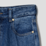 GANNI Light Denim Shorts – Blue