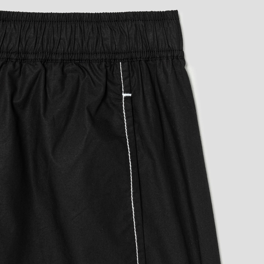 GANNI Cotton Poplin Elasticated Shorts – Black