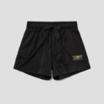GANNI Duchesse Nylon Shorts – Black